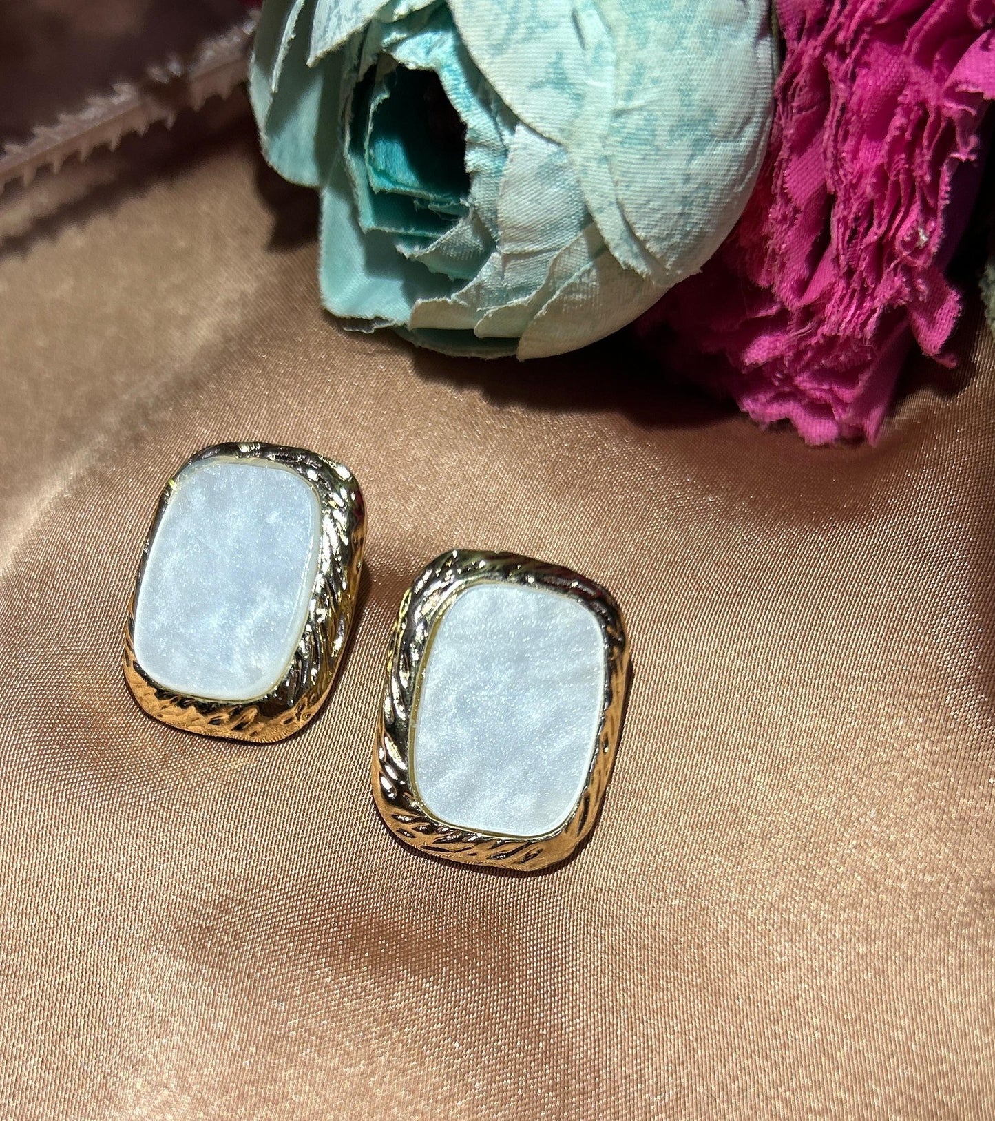Korean Gilded Frost Studs