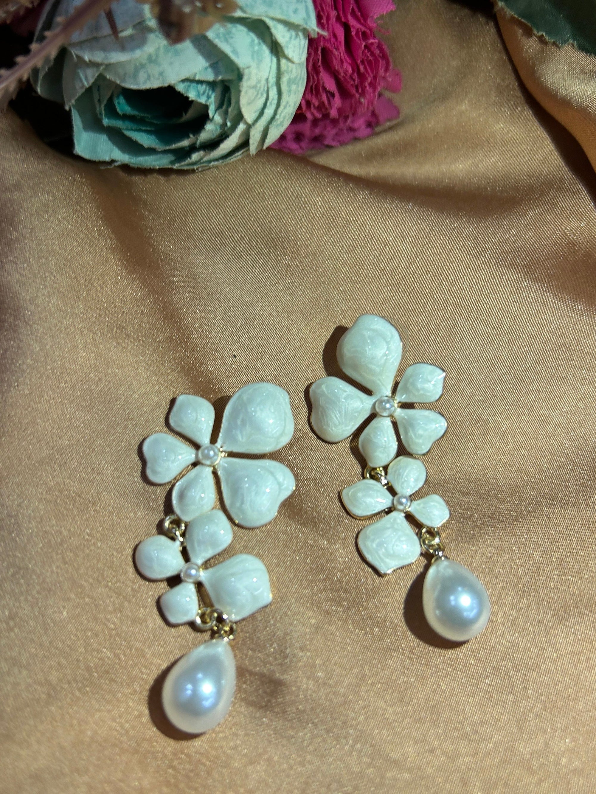 Korean Blossom Pearl Drops