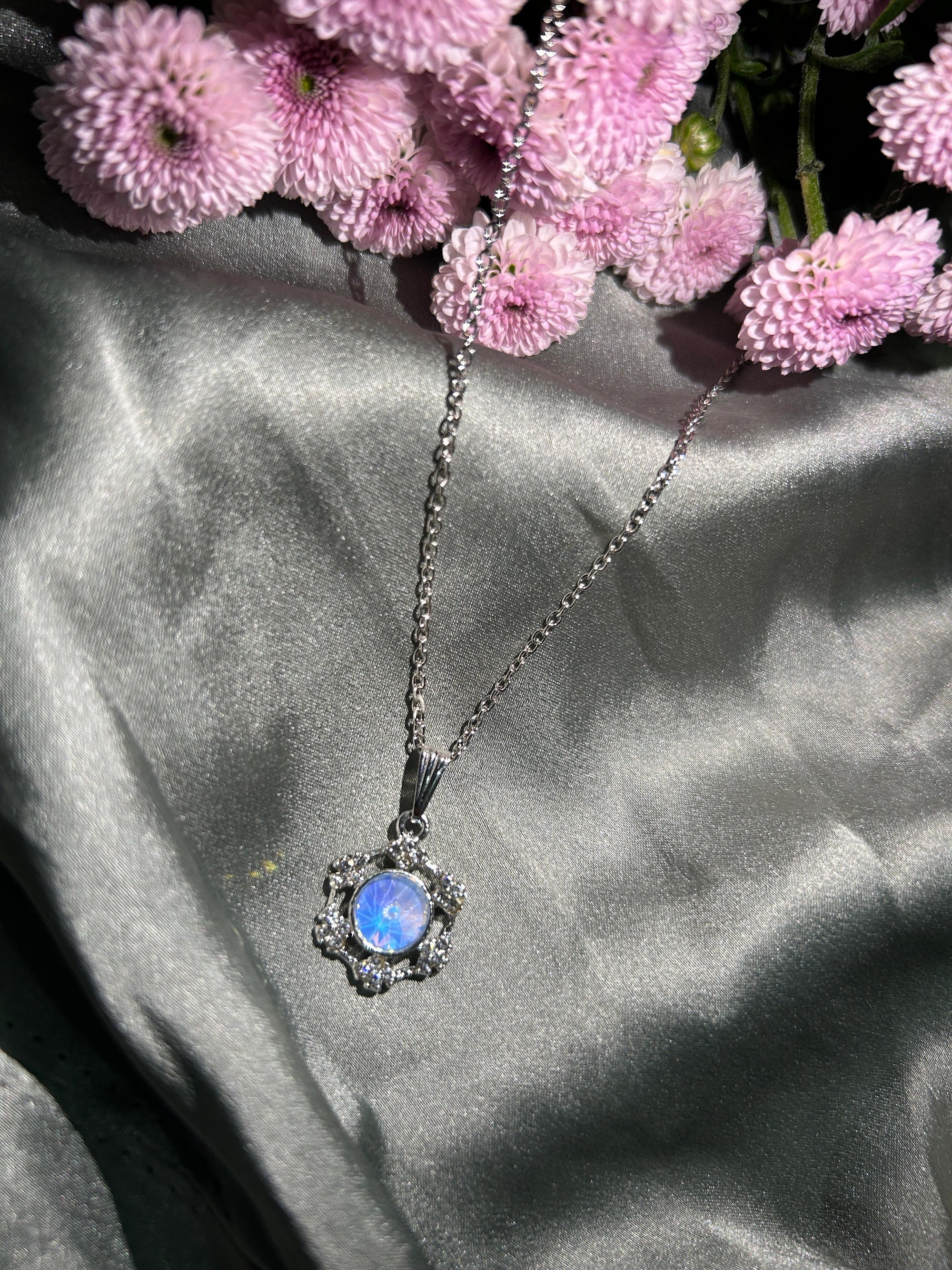 Korean Moonlit Bloom Pendant