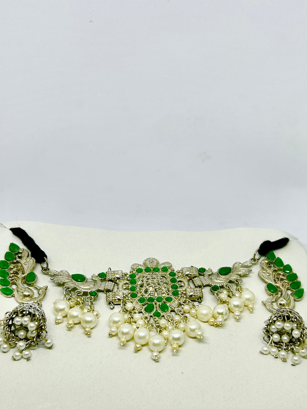 Peacock Royalty Kundan Choker Set