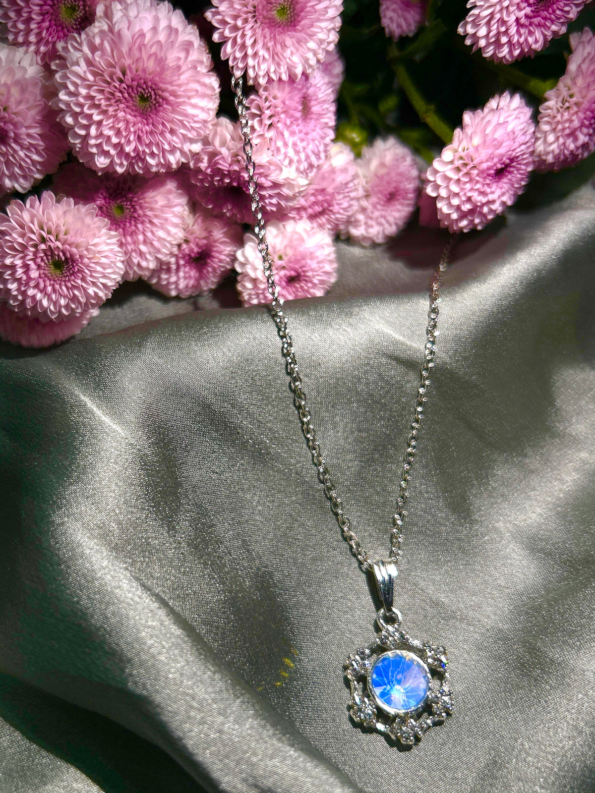 Korean Moonlit Bloom Pendant