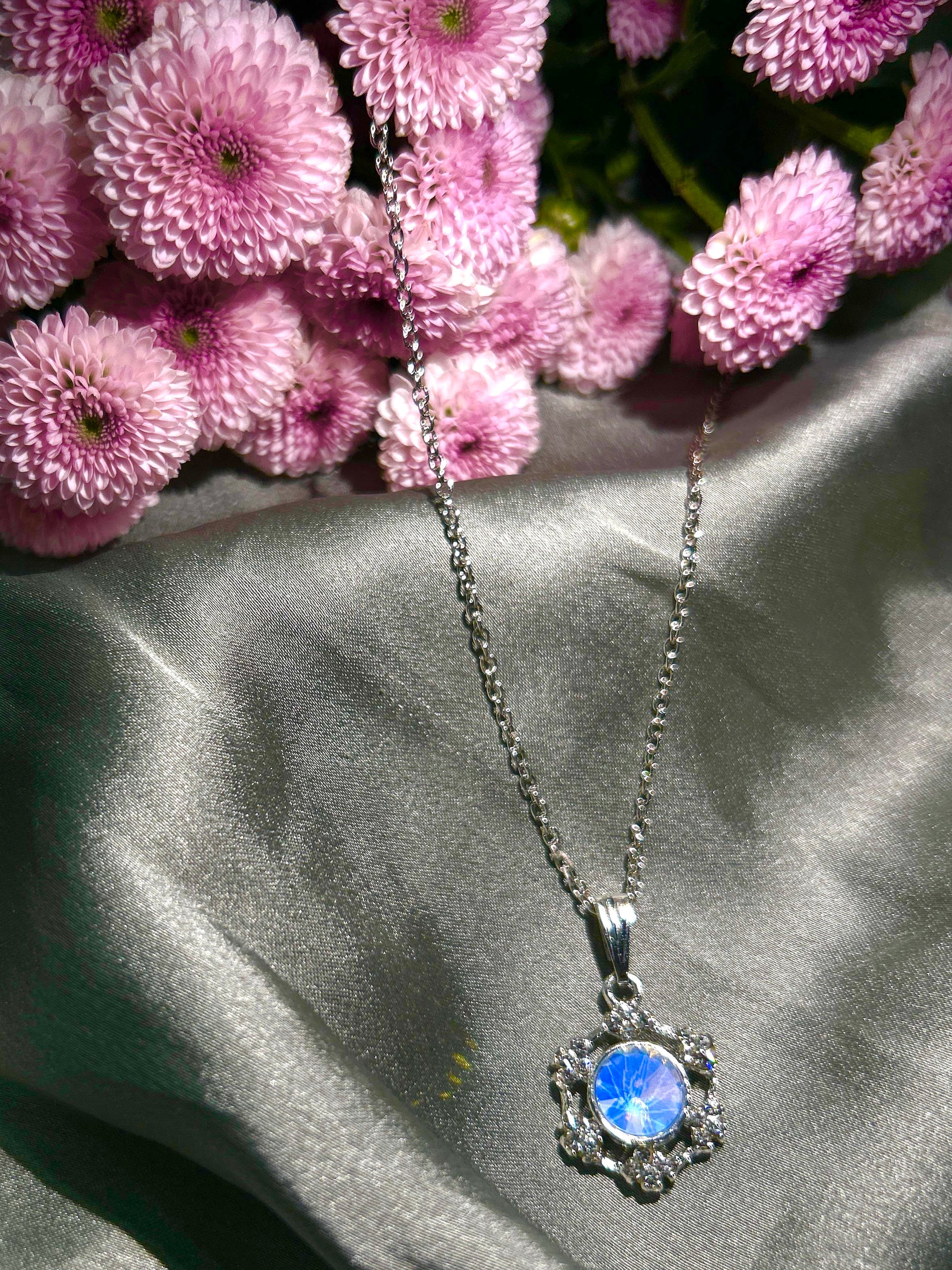 Korean Moonlit Bloom Pendant